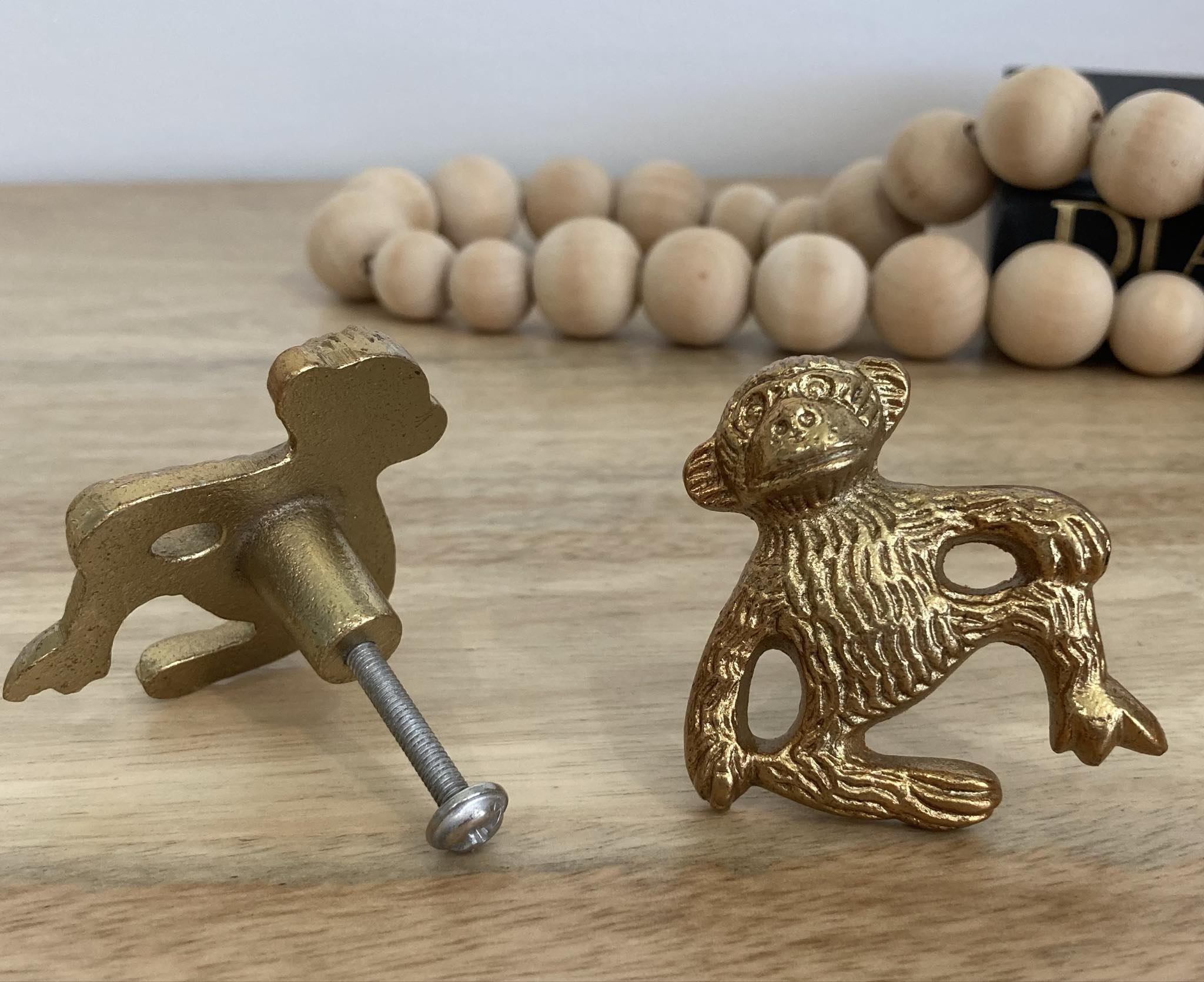 Mischievous Metal Monkey Knob