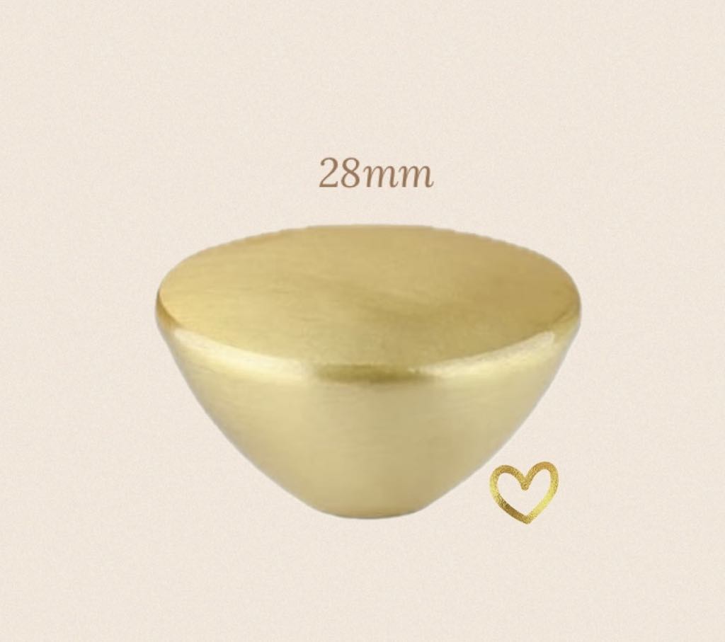 Nell Gold Solid Brass Knob