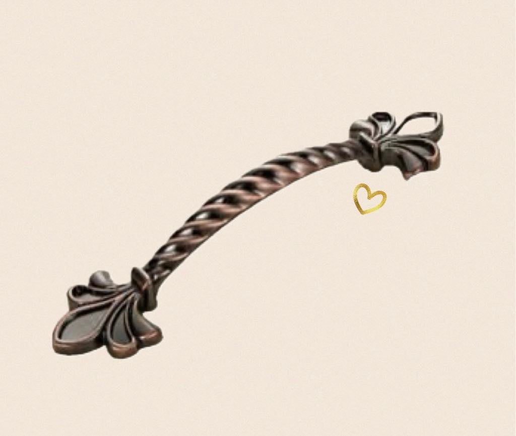 Rose Red Bronze Alloy Handles