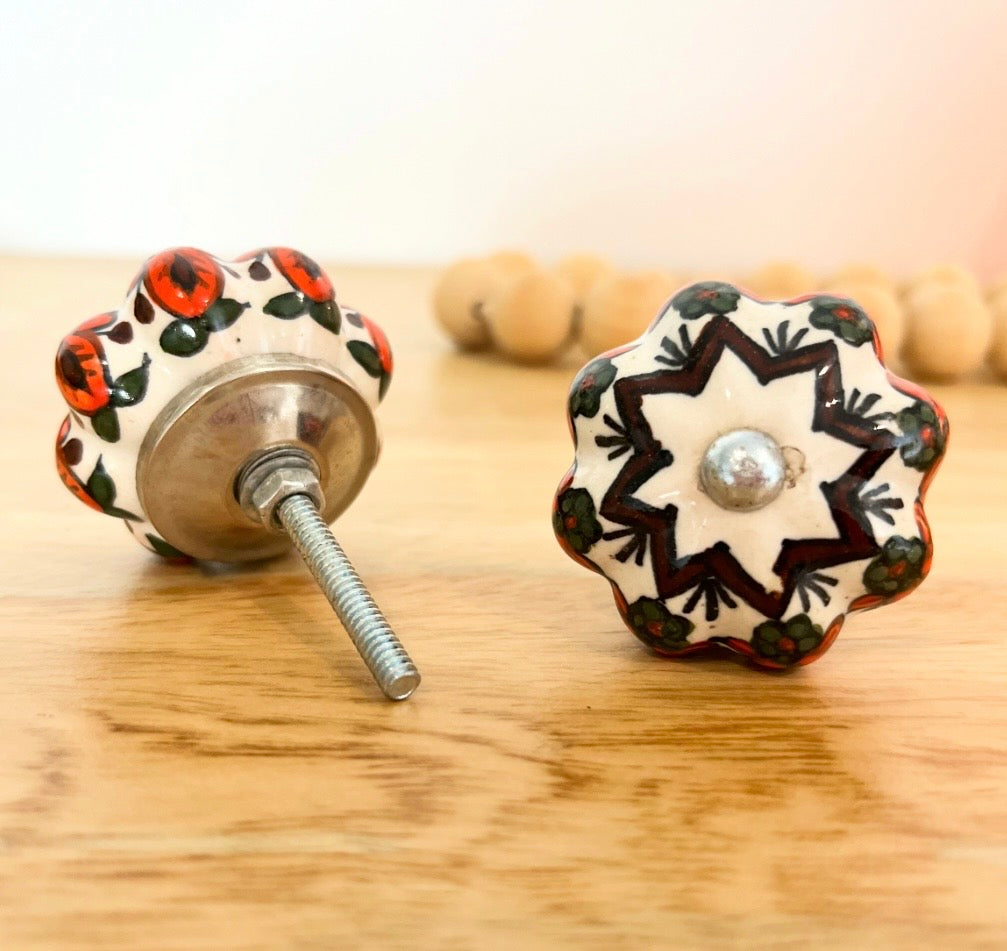 Autumn Ceramic Knob