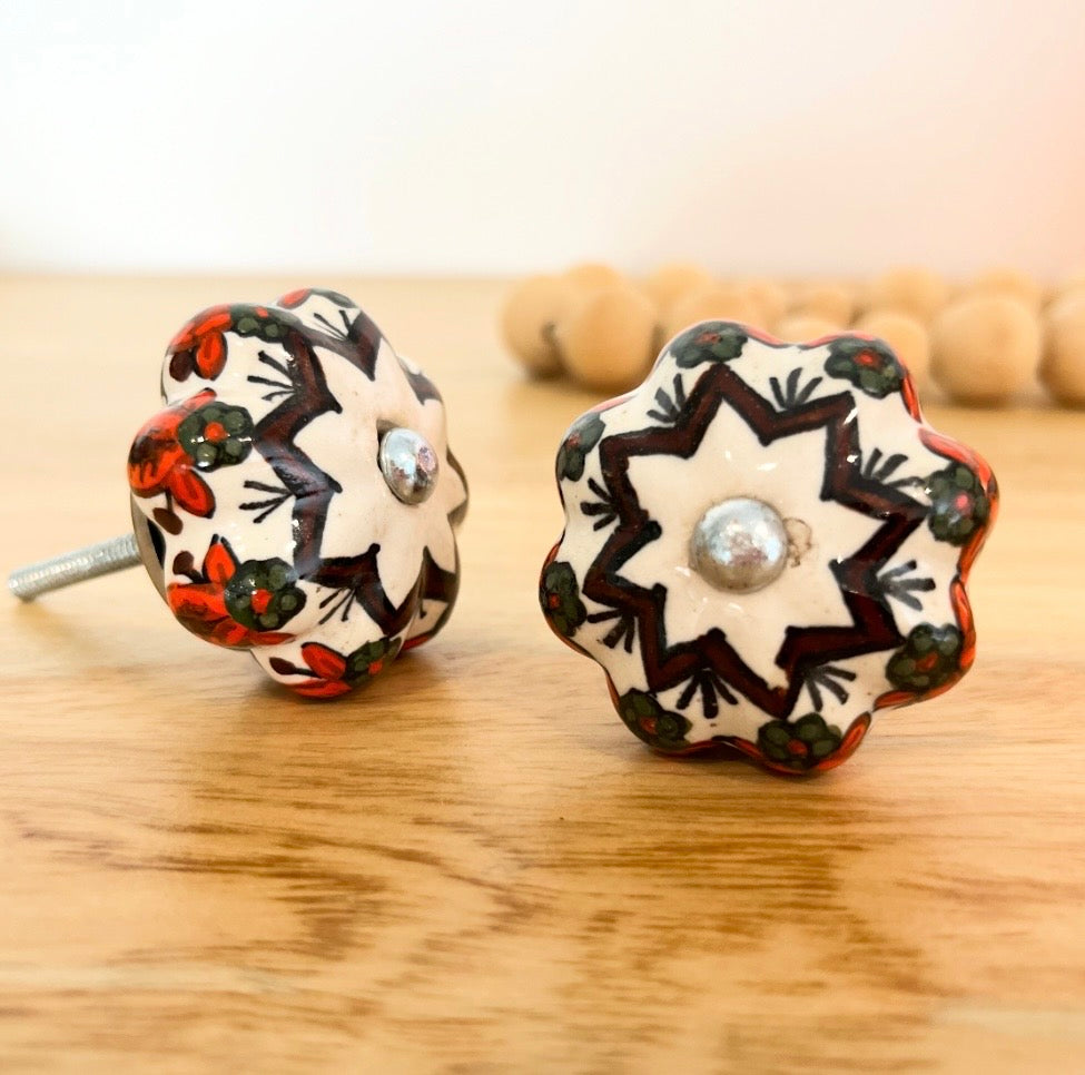 Autumn Ceramic Knob