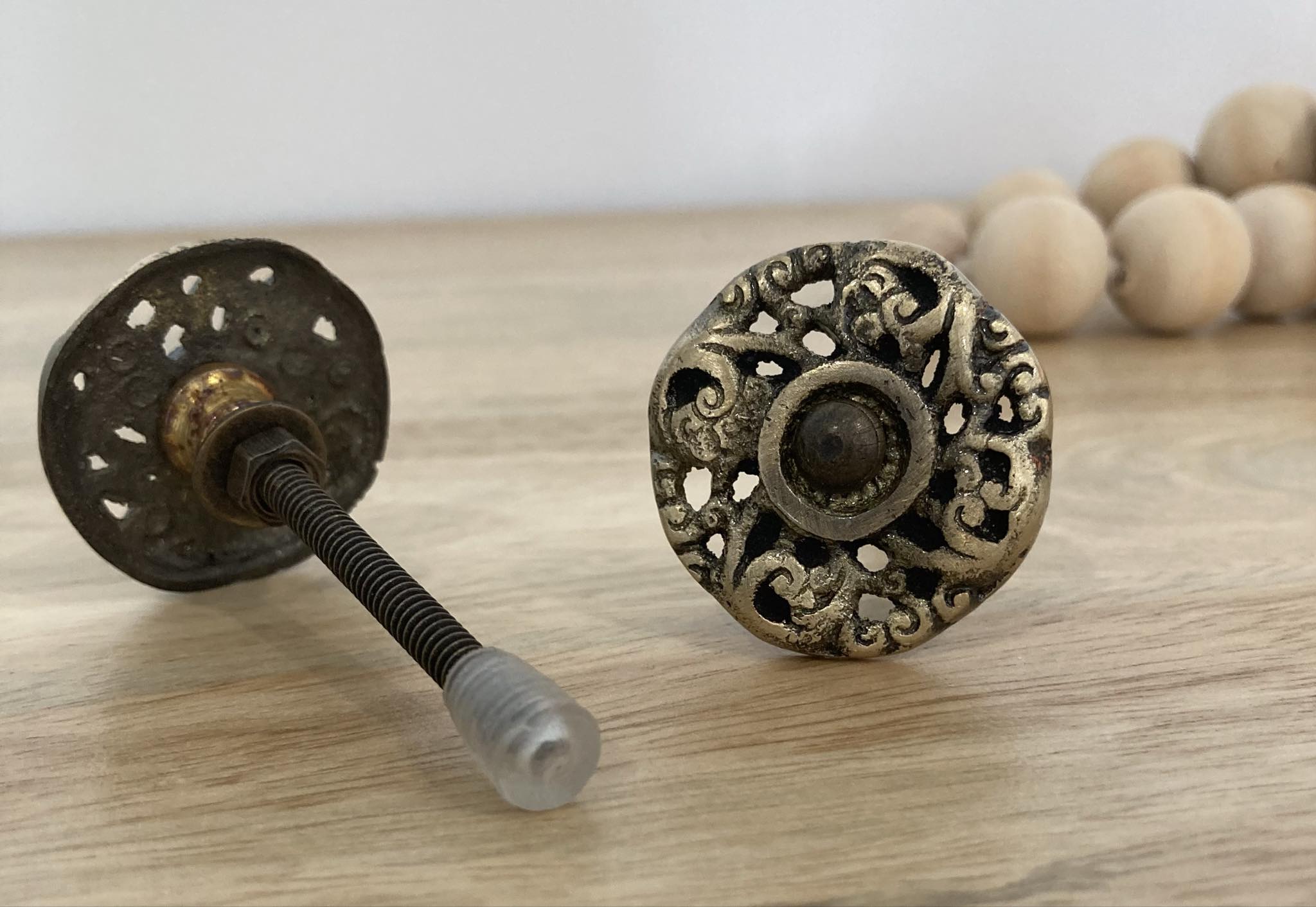 Peach Blossom Metal Knob