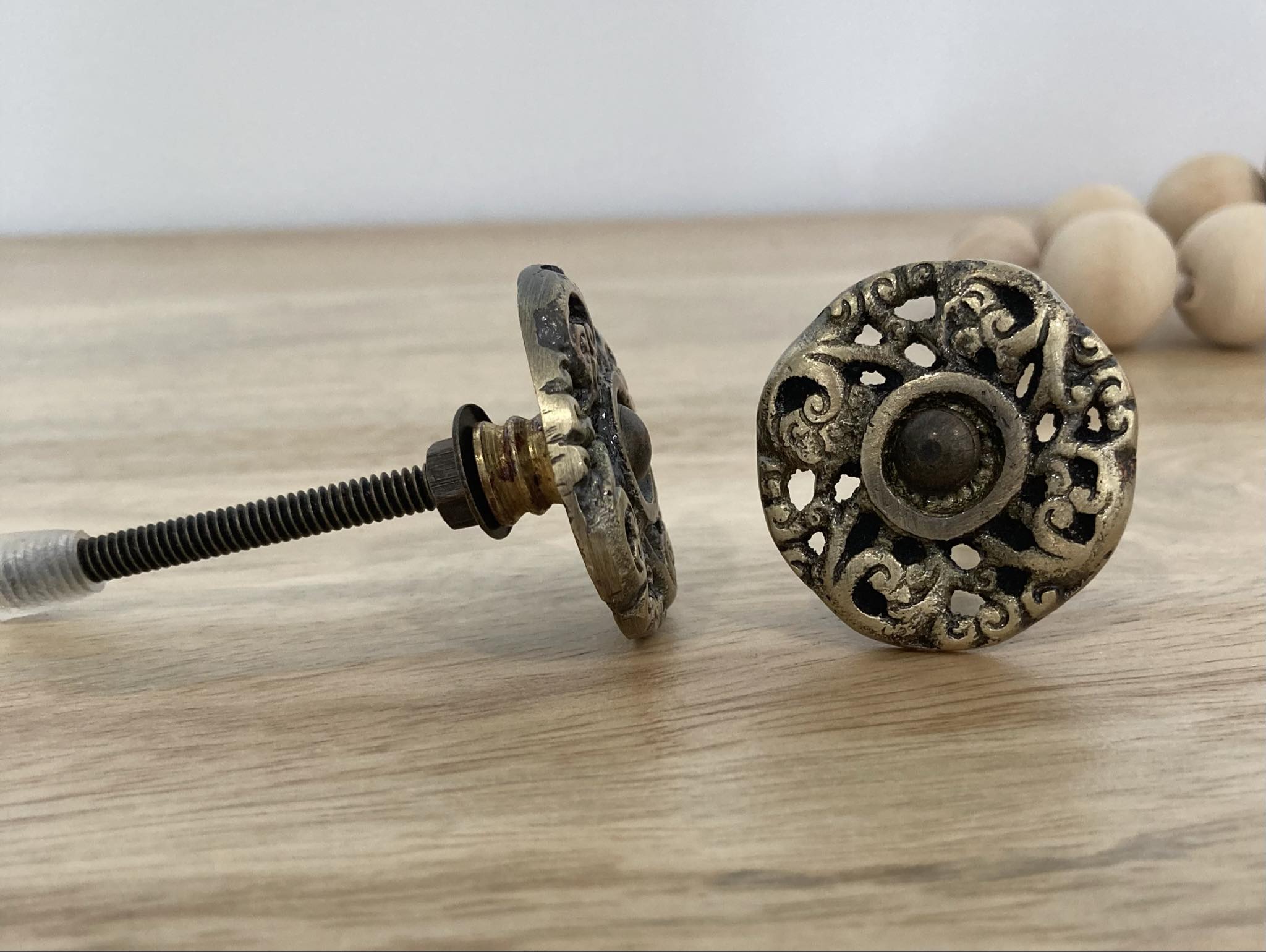 Peach Blossom Metal Knob