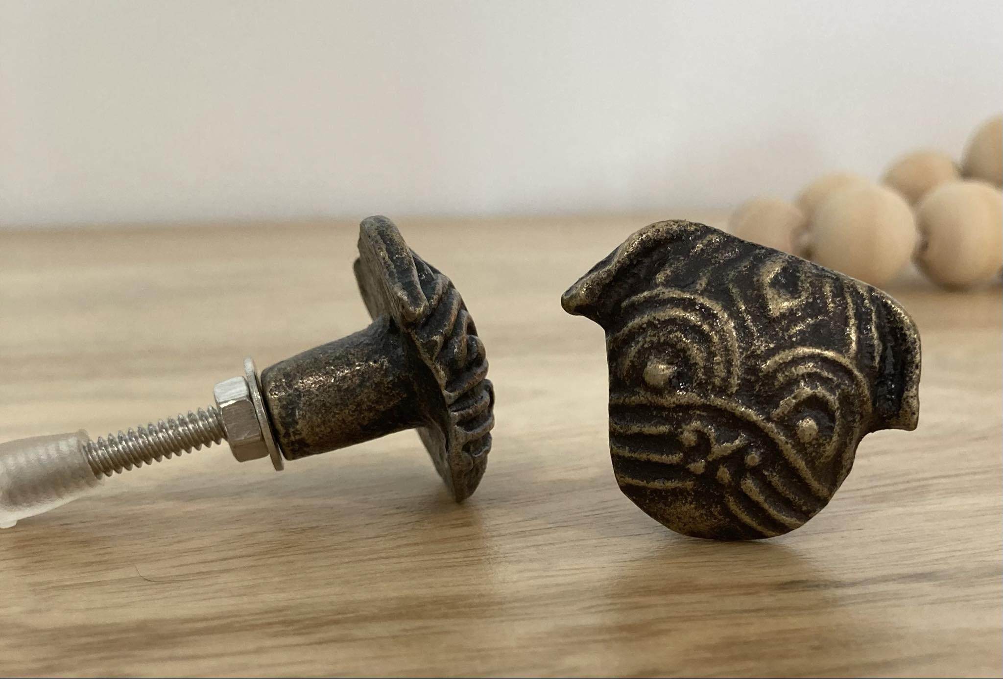 Little Pugsley Pug Metal Knob