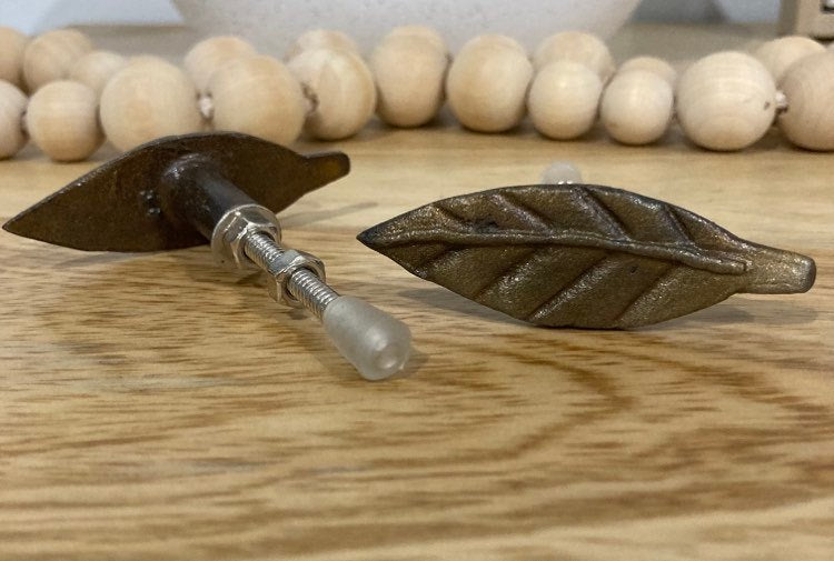 Leaf Metal Knob