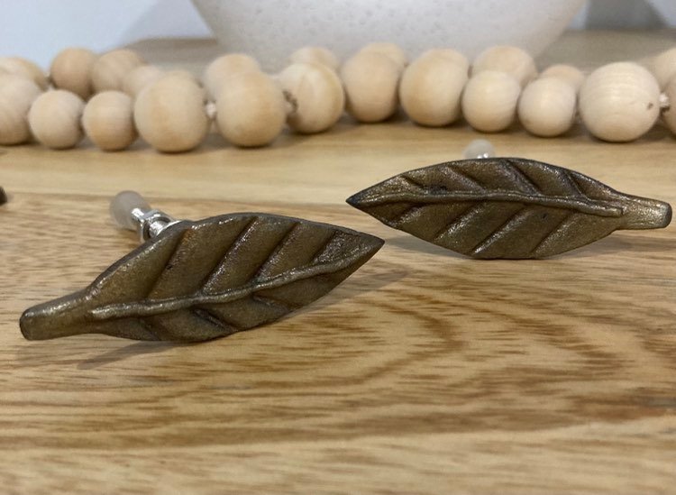 Leaf Metal Knob
