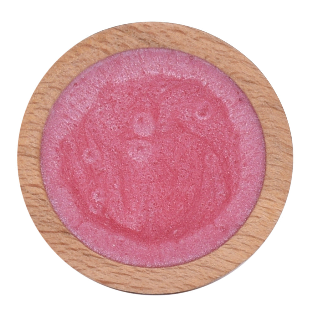 Lipstick Pink & Resin Wooden Knob - Hip N Humble