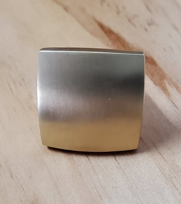 Sleek Eureka Square Gold Brushed Knob - Hip N Humble