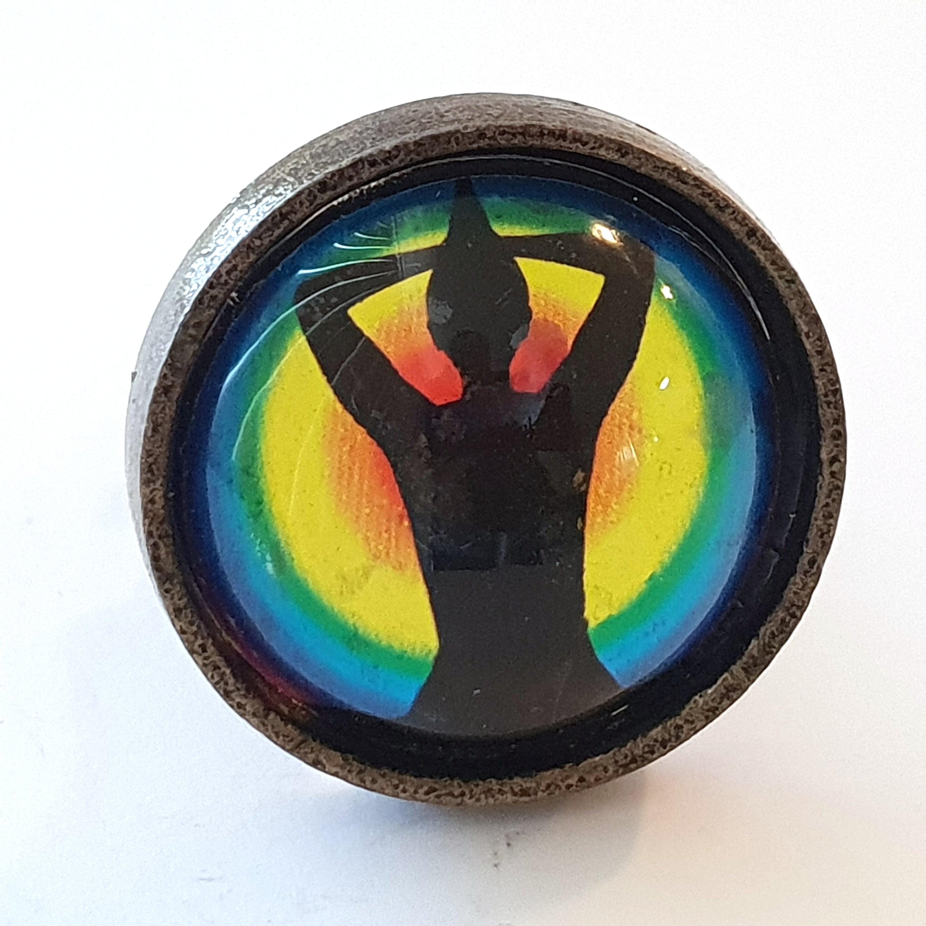 Namaste Glass and Metal Knob - Hip N Humble