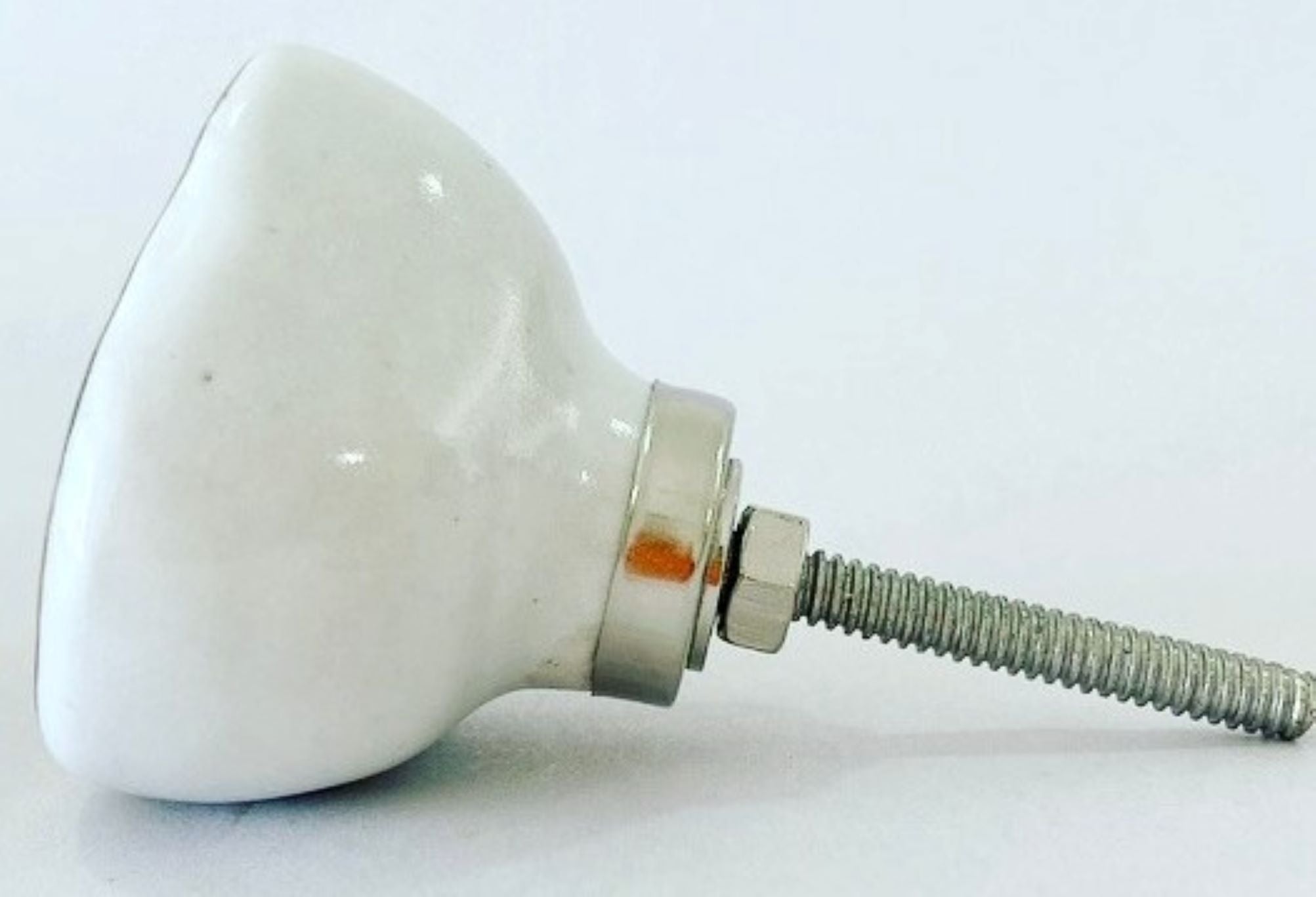 Azure Blue & Citrus Green Concave Ceramic Knob - Hip N Humble