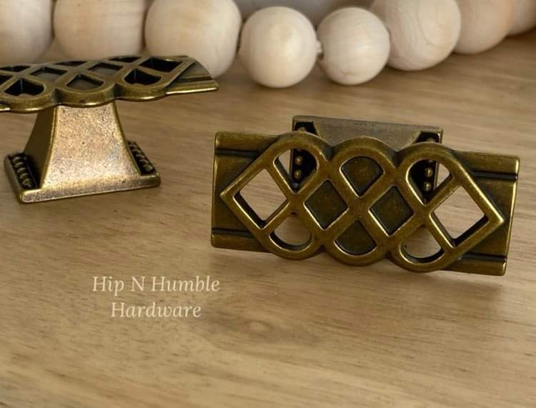 Rectangular Metal Knob - Hip N Humble