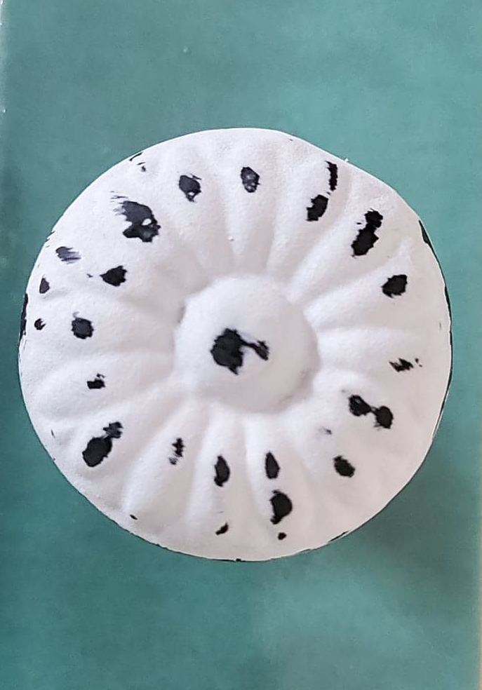 Cast Iron Paintable Antique White Metal Knob - Hip N Humble