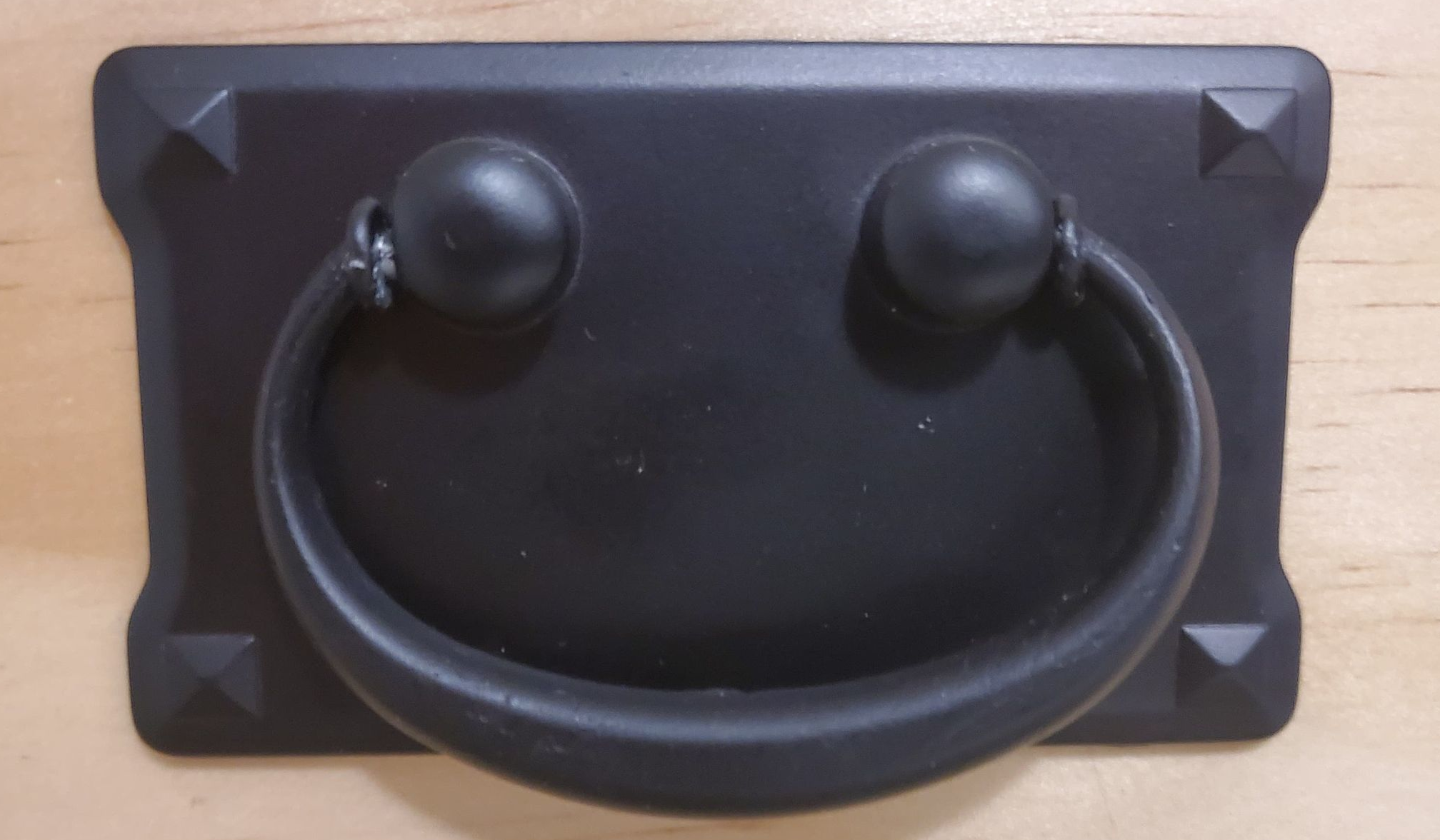 Be Happy Black Metal Handle - Hip N Humble