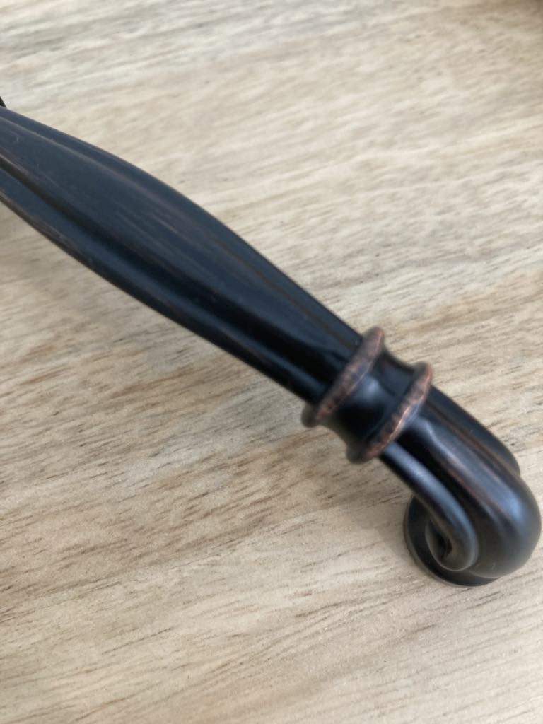 Hansel Black & Copper Accent Alloy Handle