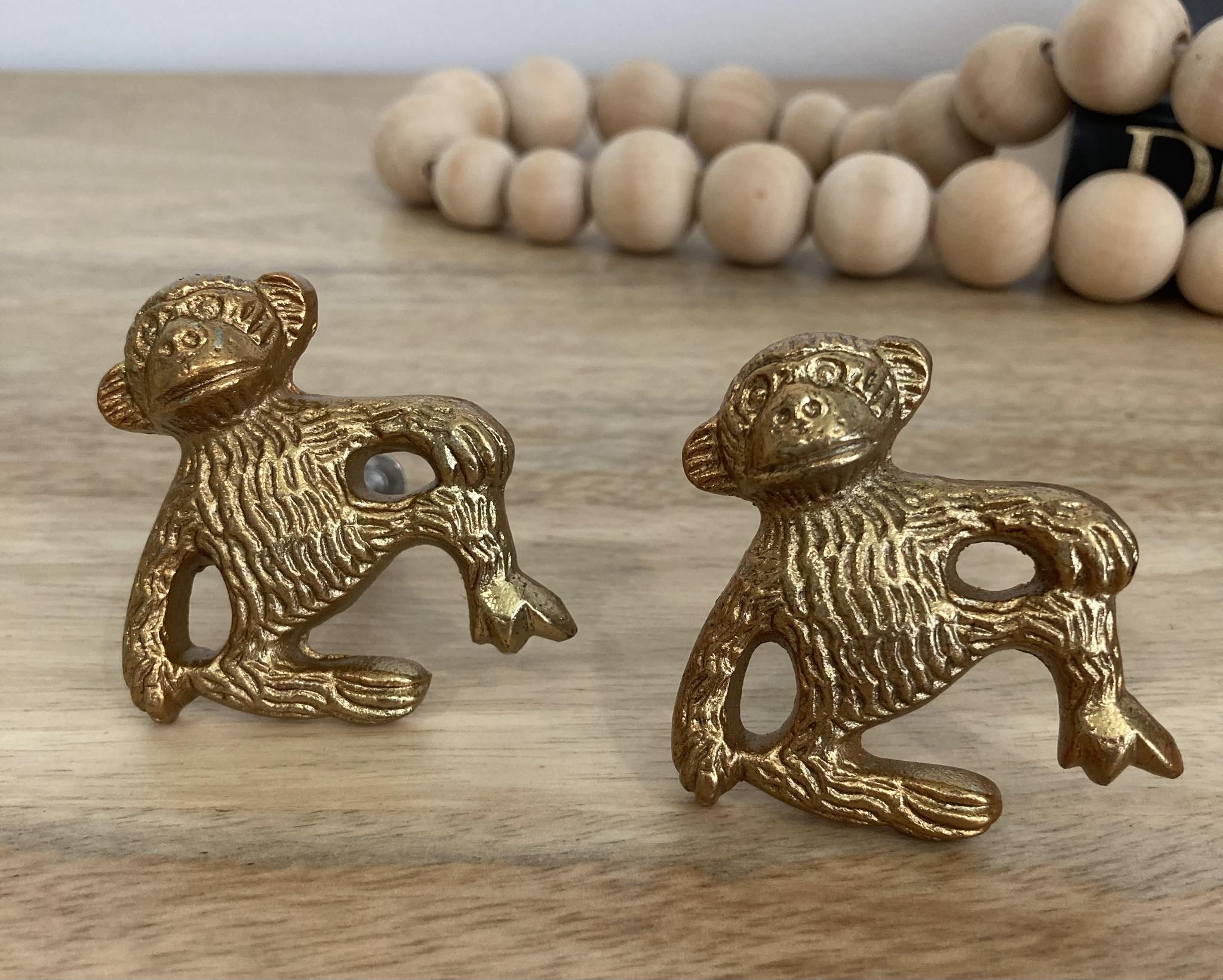 Mischievous Metal Monkey Knob