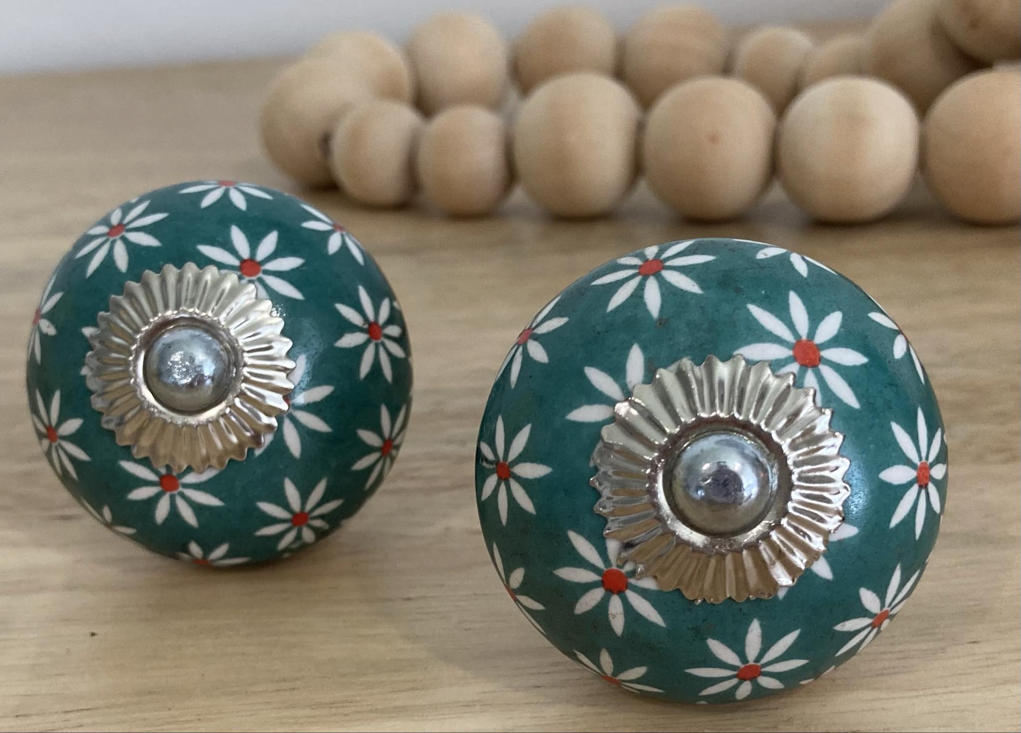 Little Daisies Ceramic Knob