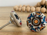 Contemporary Flat Ceramic Knob
