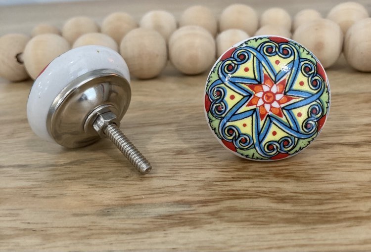 Marrakesh Flat Ceramic Knob