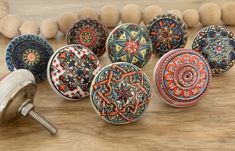 Mystic Flat Ceramic Knob