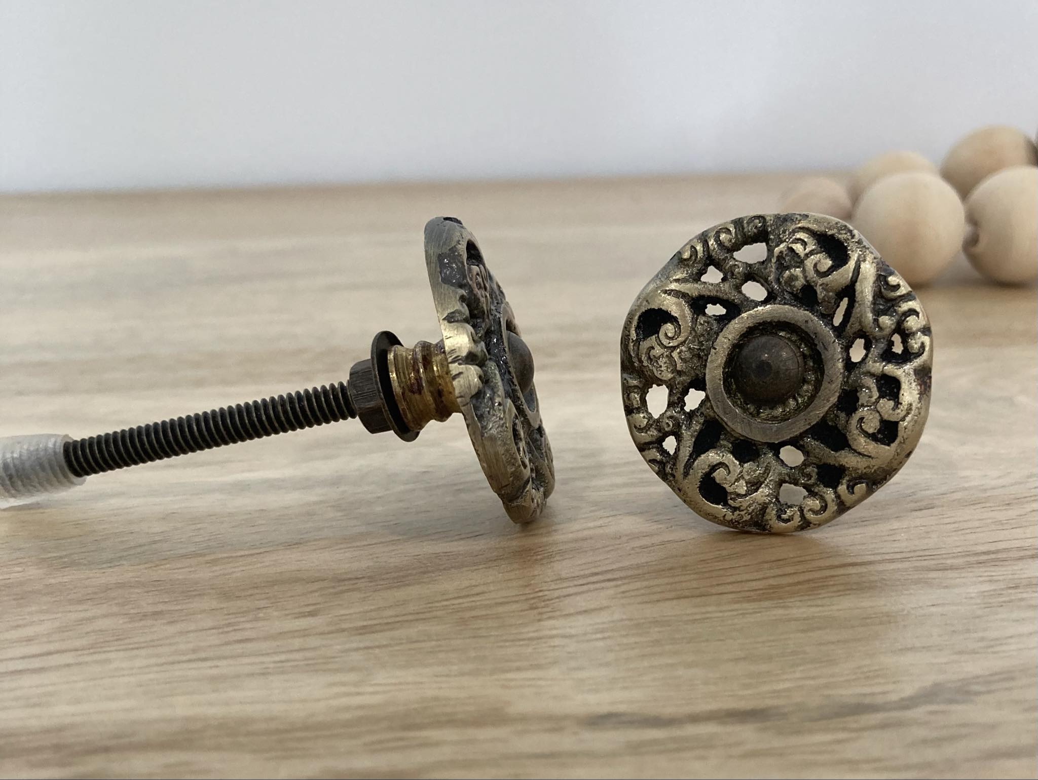 Peach  Blossom Metal Knob