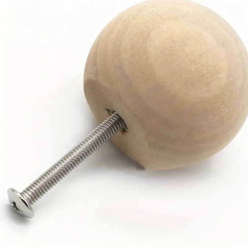 Orb Wooden Round Knob