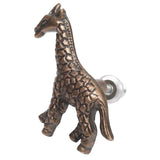 Nibbles the Antique Metal Giraffe Knob - Hip N Humble