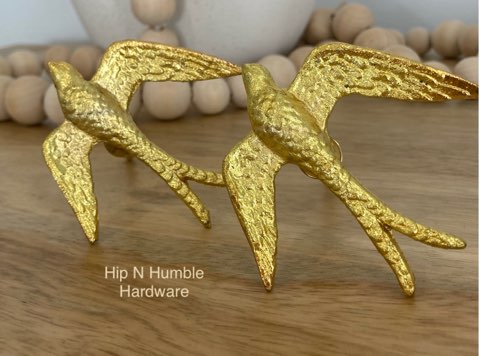 Golden Dove Metal Knob - Hip N Humble