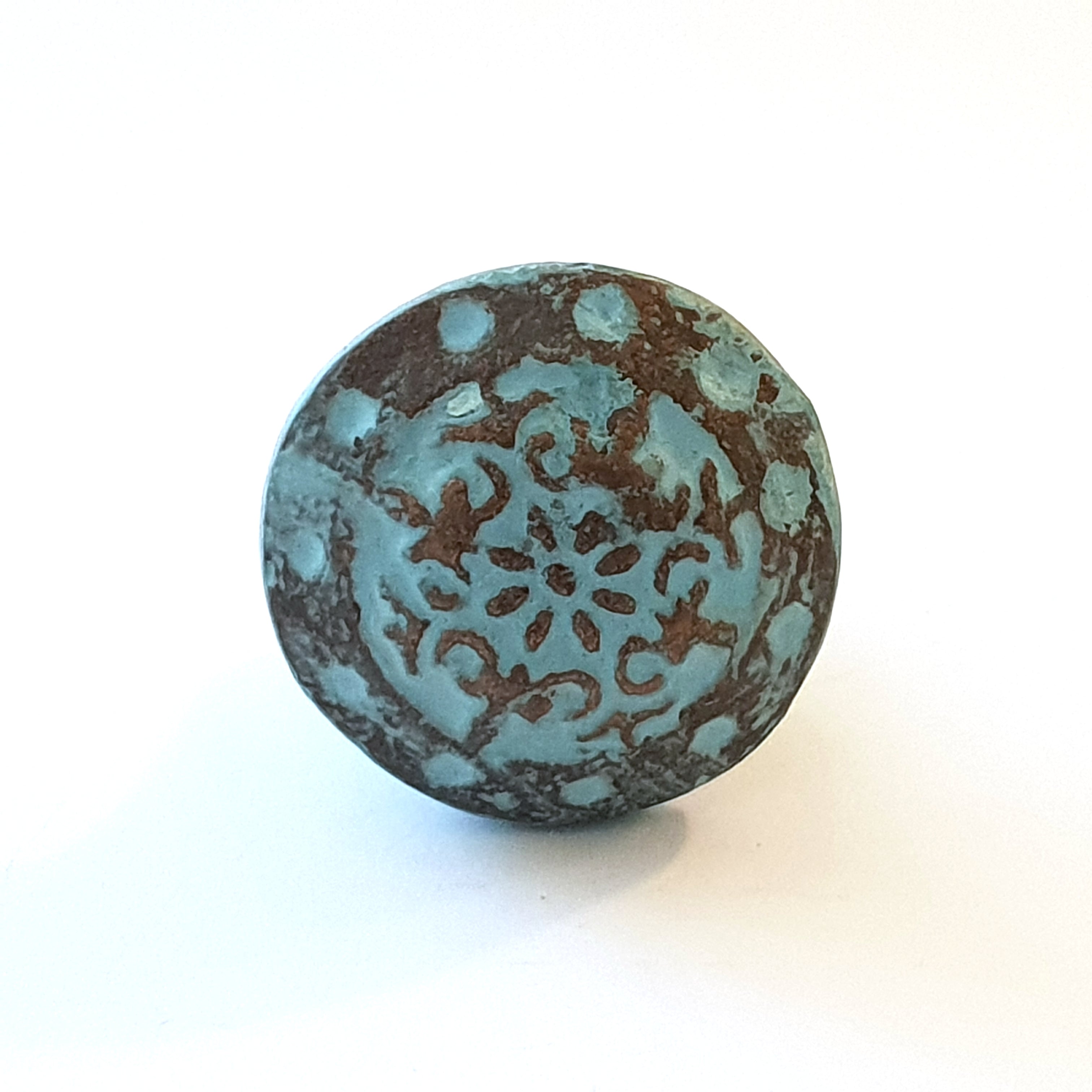 Blue Metal Viking Knob - Hip N Humble