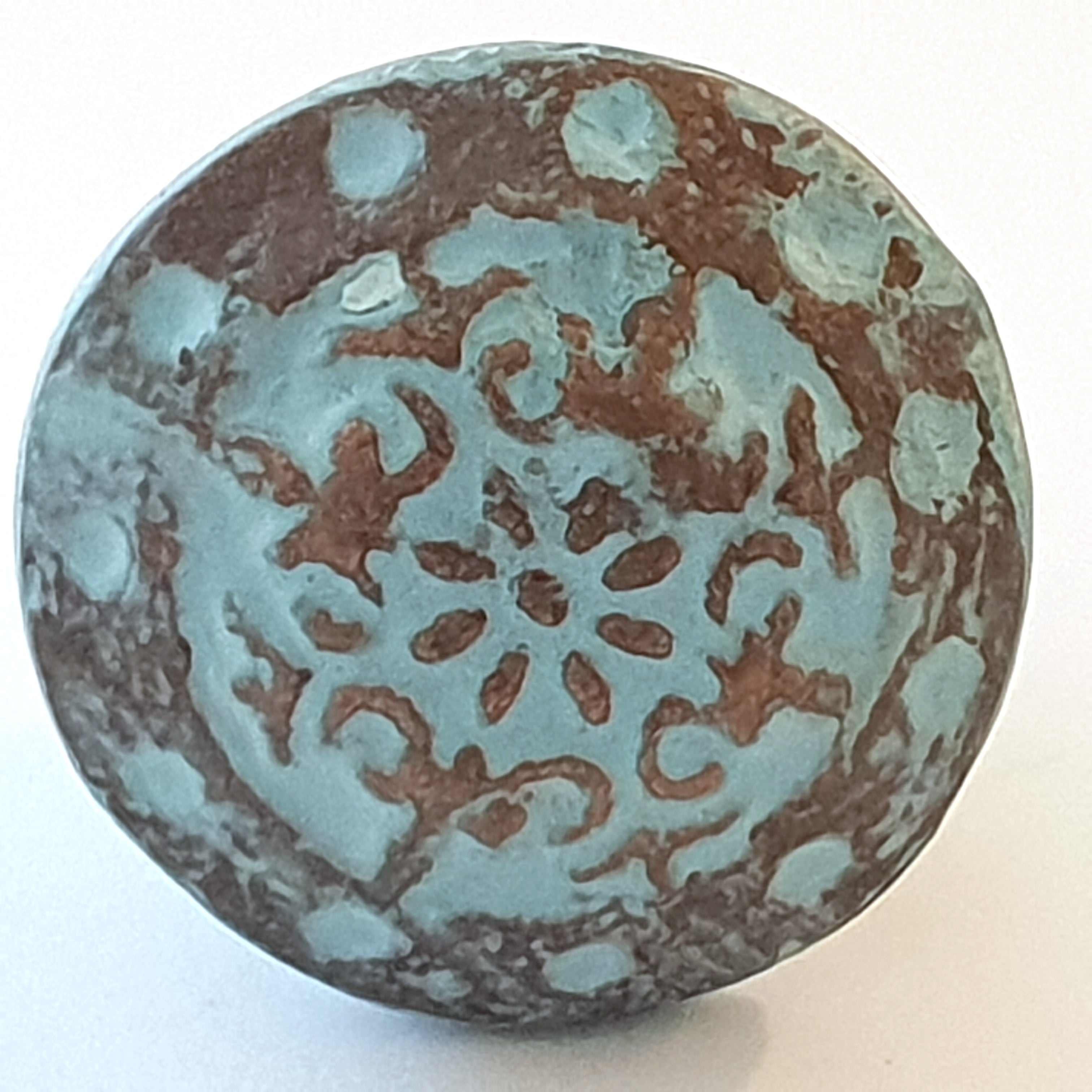 Blue Metal Viking Knob - Hip N Humble