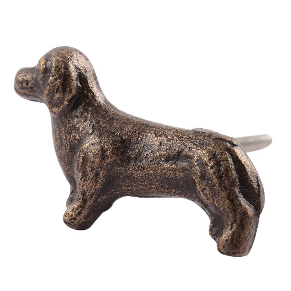 Dachshund Dog Metal Knob - Hip N Humble