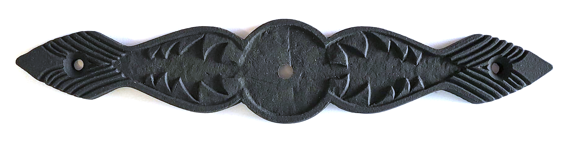 Cast Iron Matt Black Backing Metal Plate - Hip N Humble