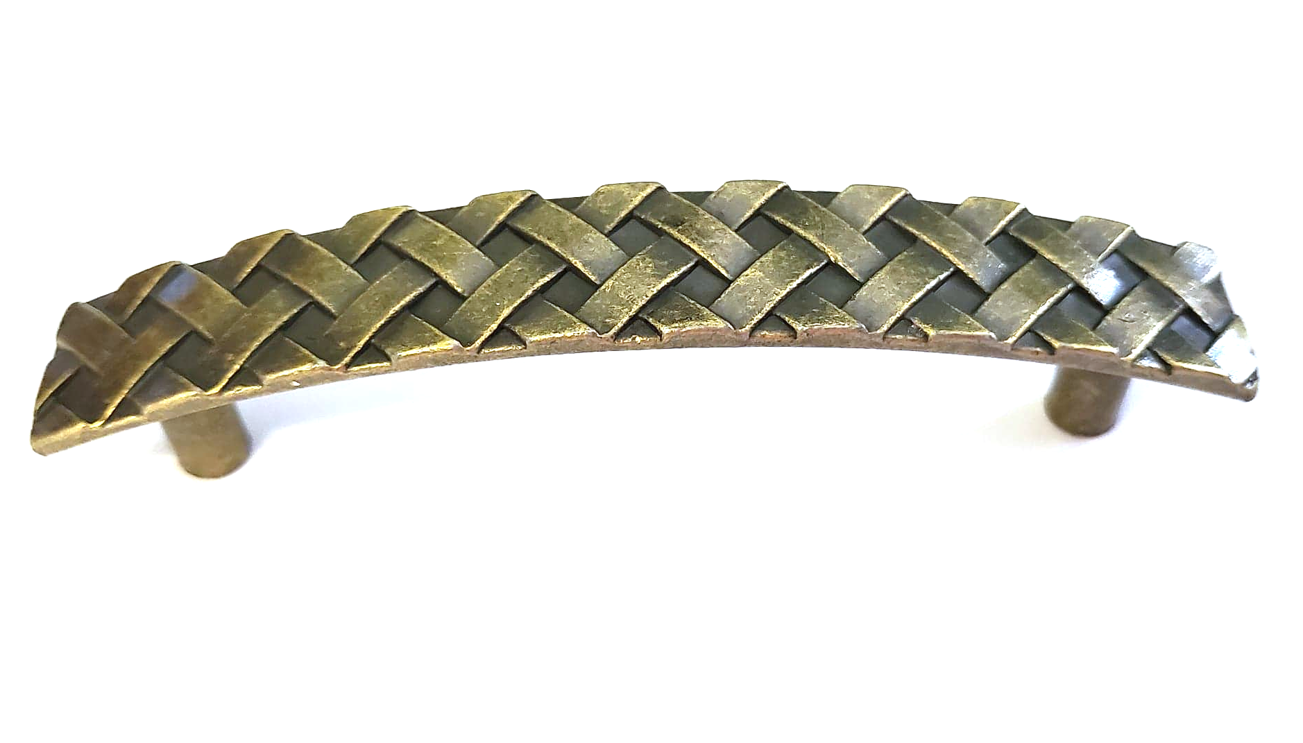 Plaited Antique English Metal Handle - Hip N Humble