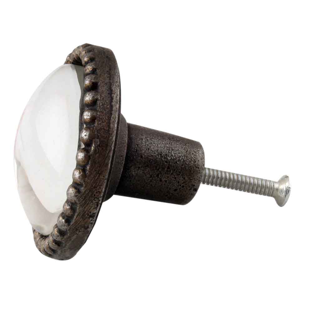 Armour Cottage Garden Glass and Metal Knob - Hip N Humble