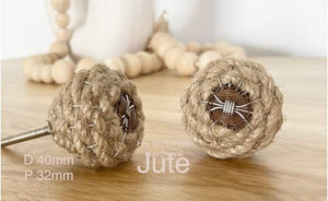 Jute Pull Knob - Hip N Humble