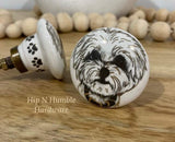My Puppy Flat Ceramic Knob - Hip N Humble