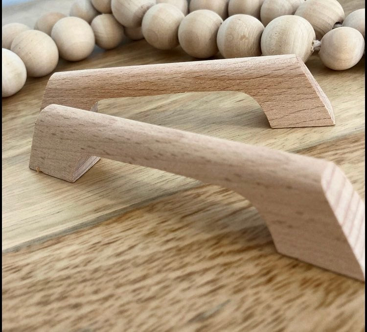 Retro Natural Wooden Handle