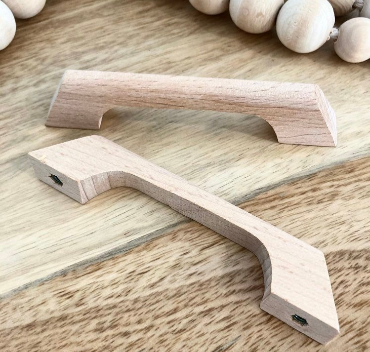 Retro Natural Wooden Handle