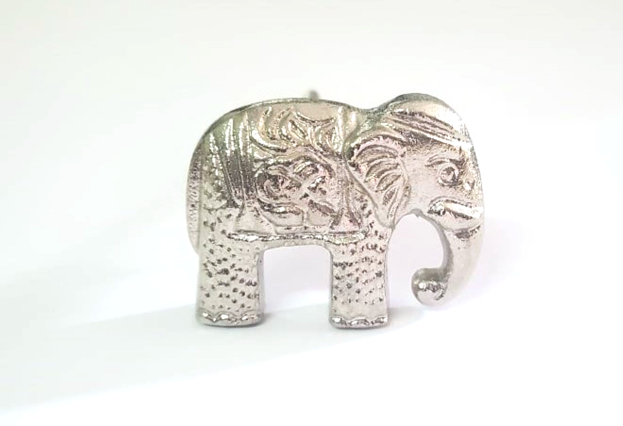 Silver Elephant Metal Knob - Hip N Humble